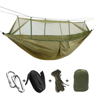 1-2 Person Outdoor Mosquito Net Parachute Hammock