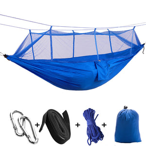 1-2 Person Outdoor Mosquito Net Parachute Hammock