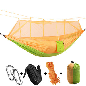 1-2 Person Outdoor Mosquito Net Parachute Hammock