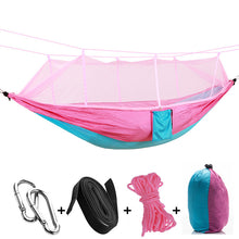 1-2 Person Outdoor Mosquito Net Parachute Hammock