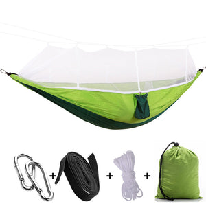 1-2 Person Outdoor Mosquito Net Parachute Hammock