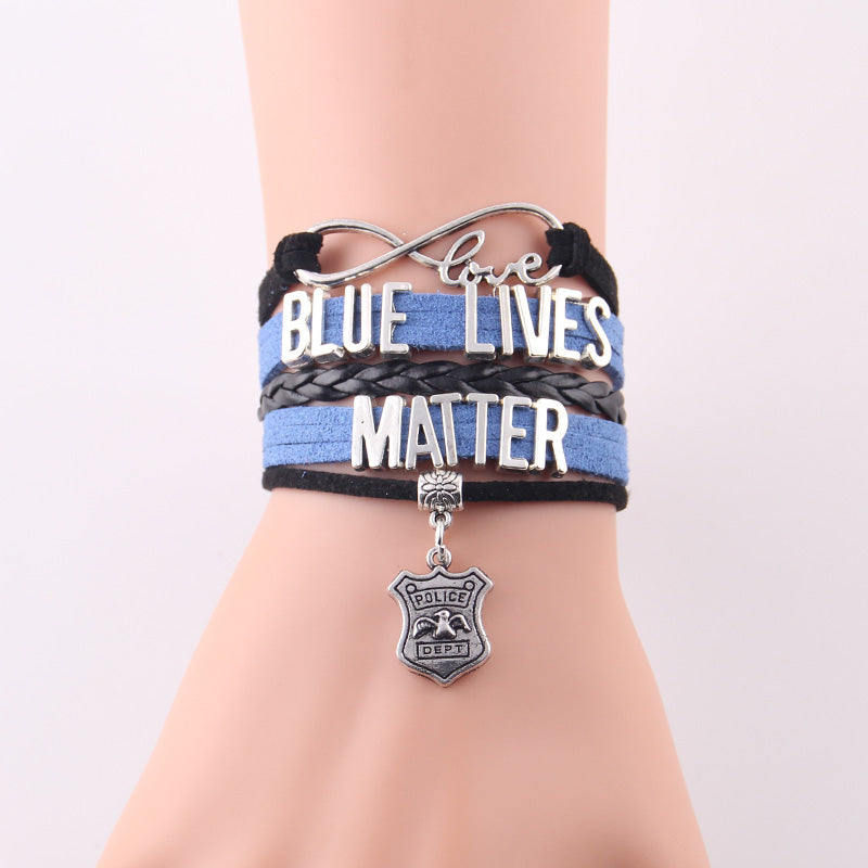 Blue Lives Matter Bracelet