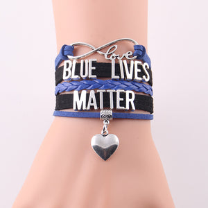 Blue Lives Matter Bracelet