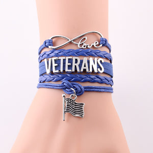 Infinity Love VETERANS Bracelet