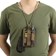 Tactical ID Card Case Neck Lanyard