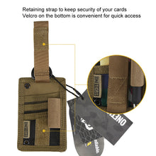 Tactical ID Card Case Neck Lanyard