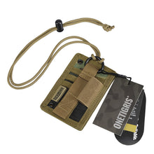 Tactical ID Card Case Neck Lanyard