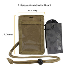 Tactical ID Card Case Neck Lanyard