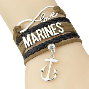 Infinity Love MARINES Bracelet